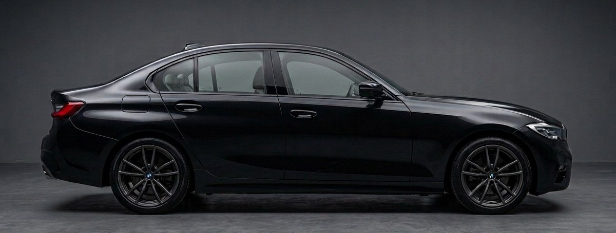 Car with untinted factory glass on the rear windows